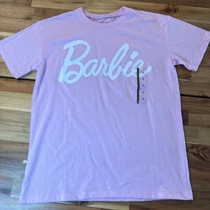 Barbie Women’s Logo Classic Short Sleeve/ NWOT| Size M| Light Pink Color